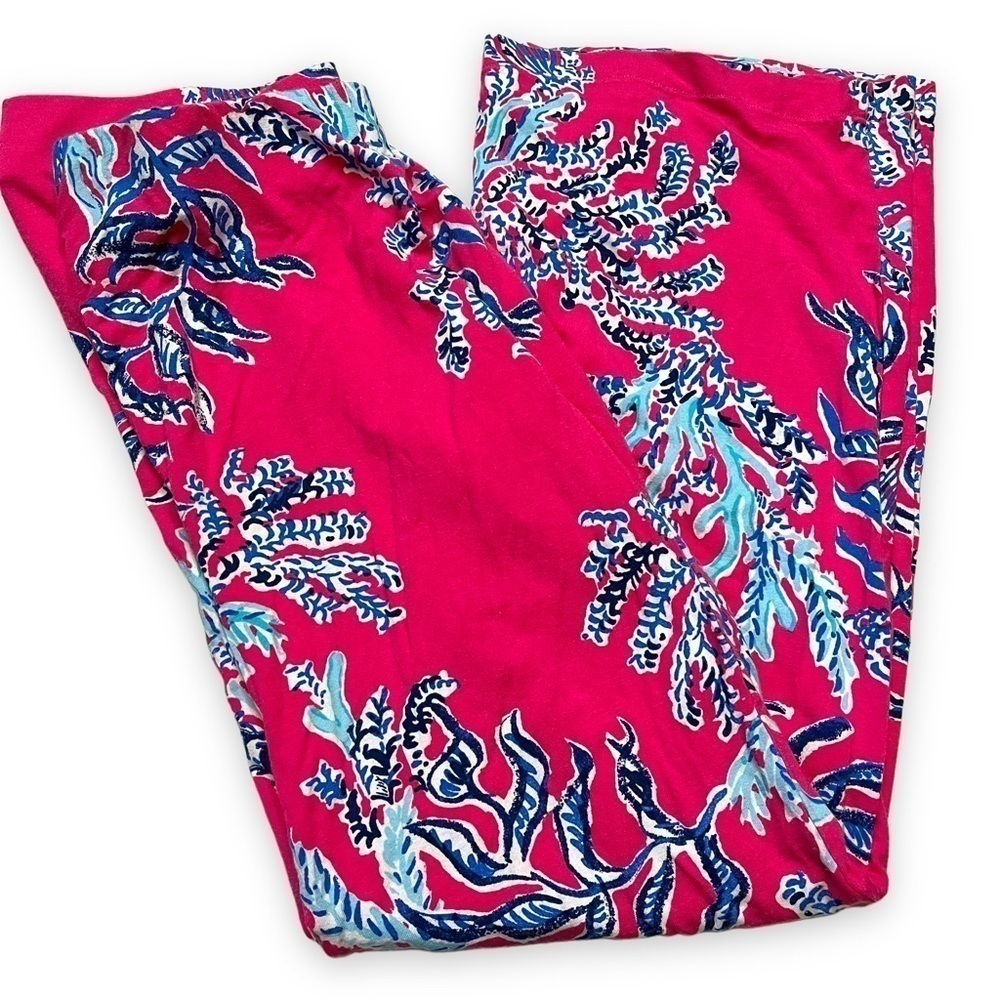 Lilly Pulitzer Georgia May palazzo pants 86480 sz SML Capri Pink Samba.